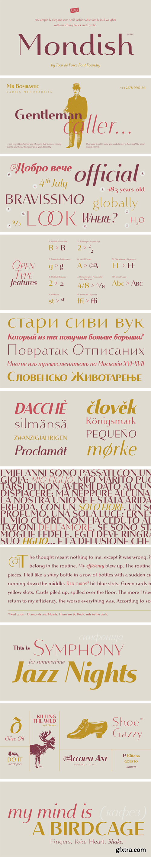 Mondish Font Family