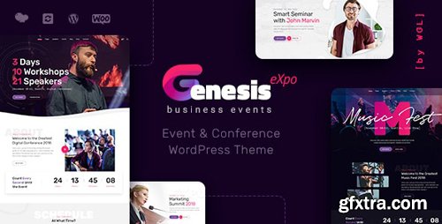 ThemeForest - GenesisExpo v1.2.5 - Business Events & Conference WordPress Theme - 22734275 - NULLED