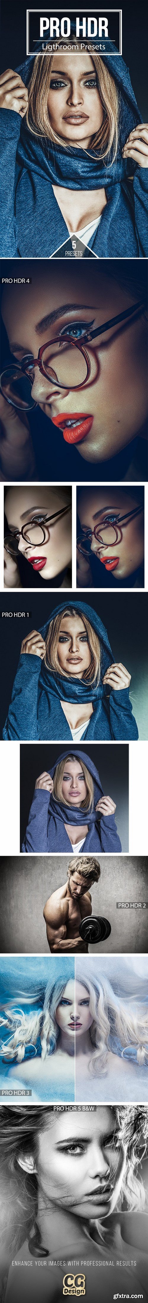 GraphicRiver - PRO HDR - 5 Premium Lightroom Presets 21223492