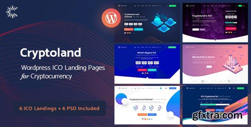 ThemeForest - Cryptoland v2.1.3 - ICO Landing Pages WordPress Theme - 22832328