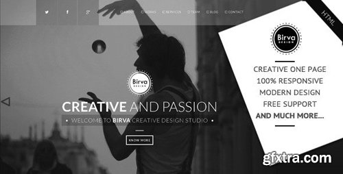 ThemeForest - Birva Design v1.0 - Creative One Page Theme - 7166530