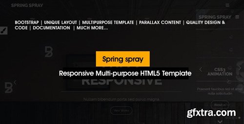 ThemeForest - Springspray v1.0 - Multipurpose HTML5 Template - 9410822