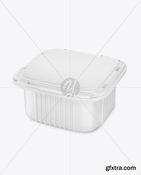 Matte Plastic Container Mockup 50666