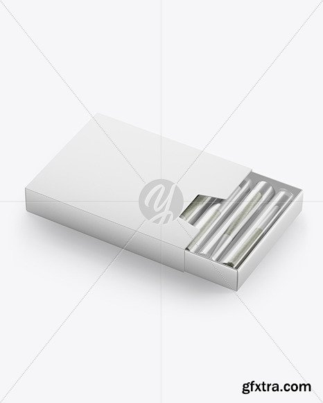 Box w/ Tubes w/ Weed Joints Mockup 50876