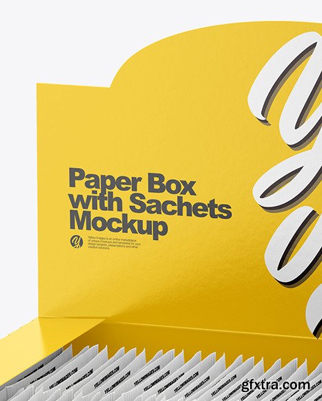 Display Box with Sachets Mockup 50872