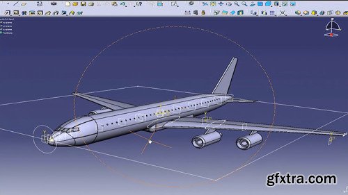 Modeling Full Body Of an Airplane in CATIA