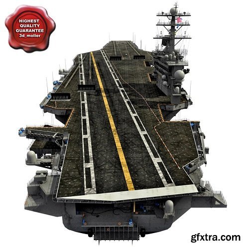 USS John C Stennis CVN-74 3d Model