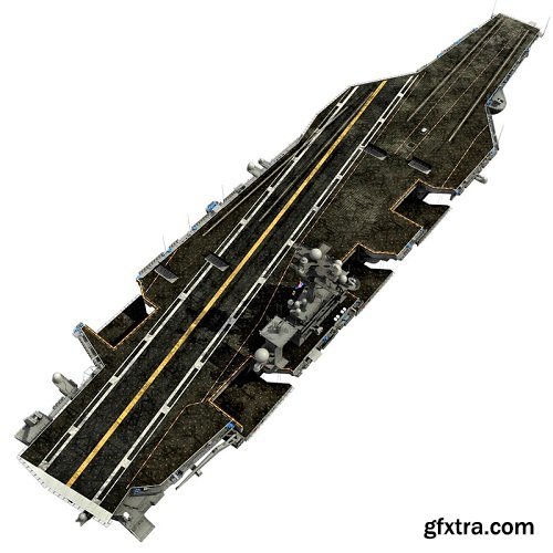 USS John C Stennis CVN-74 3d Model