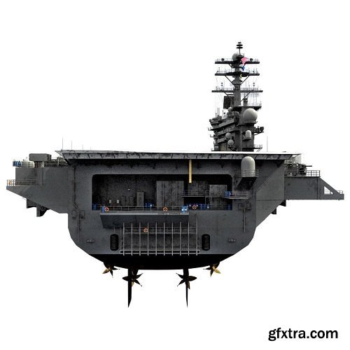 USS John C Stennis CVN-74 3d Model