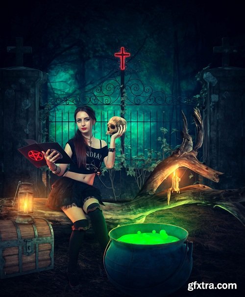 The Witch - Advanced Photoshop Manipulation