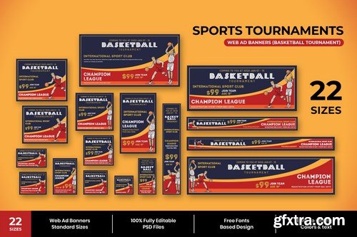 Sports Tournament Web Ad Banners