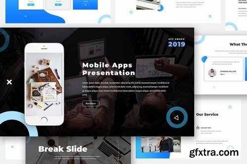 Mobile App Powerpoint Google Slides and Keynote Templates