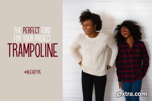 Trampoline - Playful Sans Serif Font