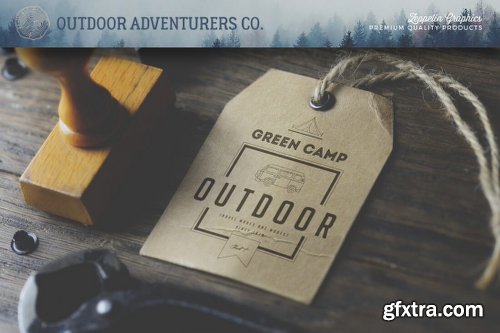 MightyDeals 150 Customizable Outdoor Adventurers Logos