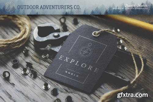 MightyDeals 150 Customizable Outdoor Adventurers Logos