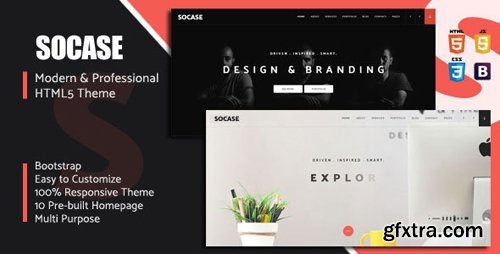 ThemeForest - Socase v1.0 - Multipurpose HTML5 Template - 22744395