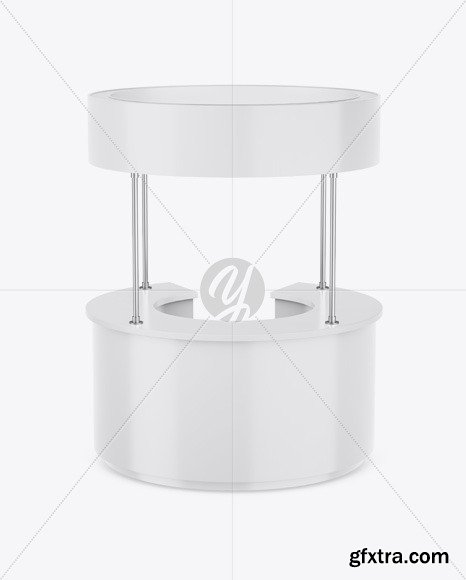 Glossy Promo Stand Mockup 50902