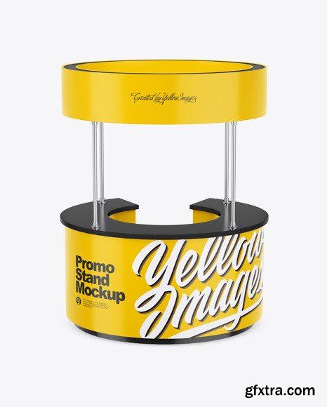 Glossy Promo Stand Mockup 50902