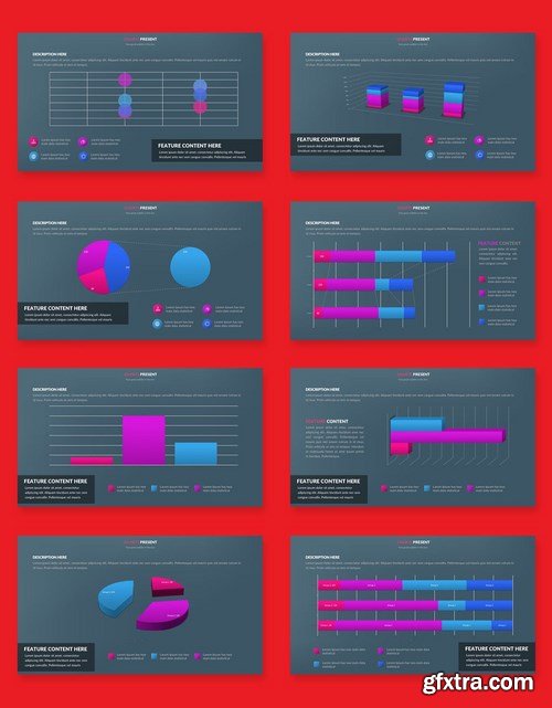 Business Graph Powerpoint and Keynote Templates