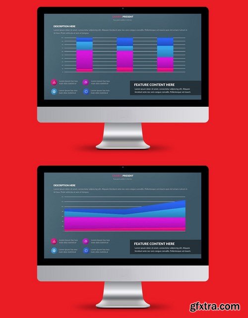 Business Graph Powerpoint and Keynote Templates