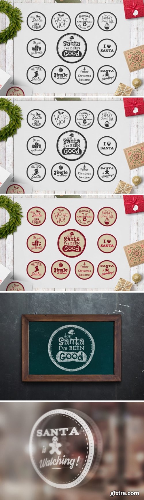 Funny Christmas Overlays SVG Bundle 1977900