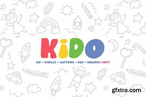 CM - Kido - Fun Children Display Font 4269783