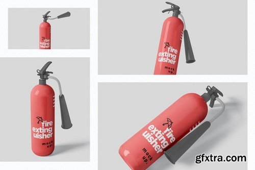 Fire Extinguisher Mockup Set