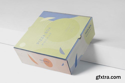 Pizza Box Mockup Set - Triple Pack