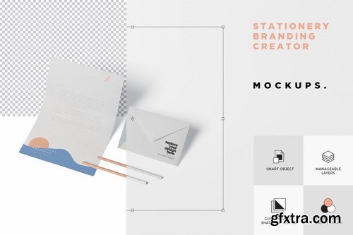 Stationery Branding Mockup Creator Set