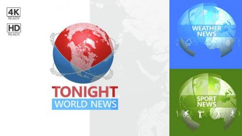 Videohive - Tonight World News