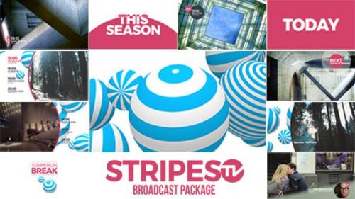 Videohive - Stripes tv Broadcast Package