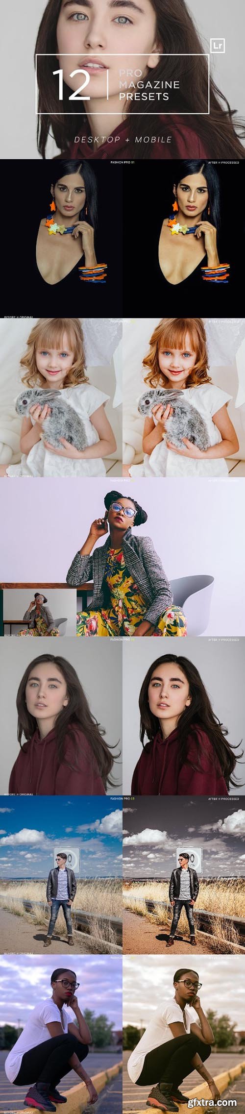 12 Pro Magazine Lightroom Presets