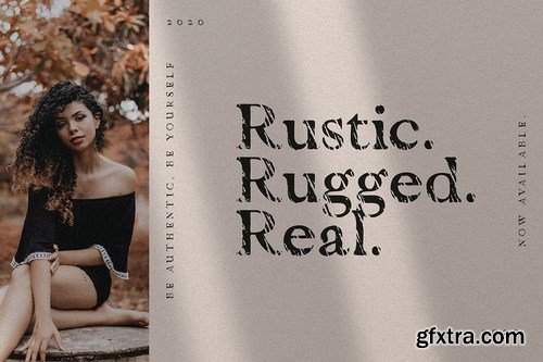 Vescona - Grunge Serif Font