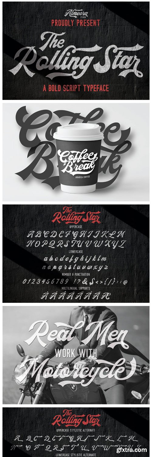 The Rollingstar Font