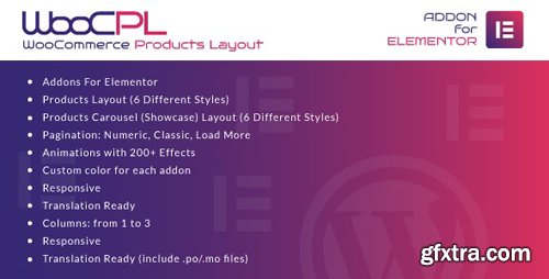 CodeCanyon - WooCommerce Products Layout for Elementor WordPress Plugin v1.0 - 24993239