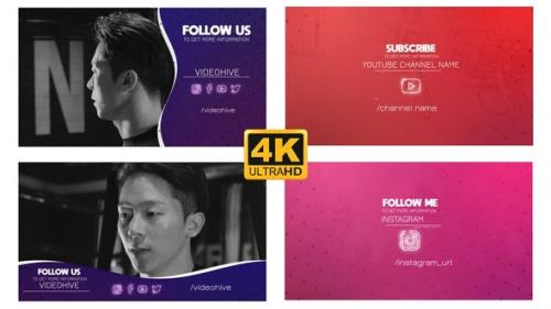 Videohive - Social Outro - Follow Pack