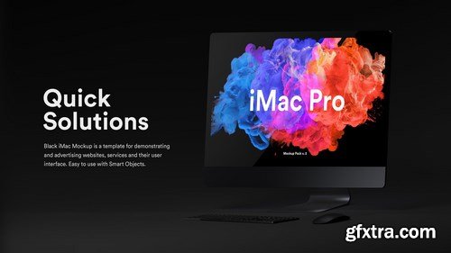 Dark iMac Pro Mockup