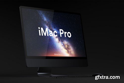 Dark iMac Pro Mockup