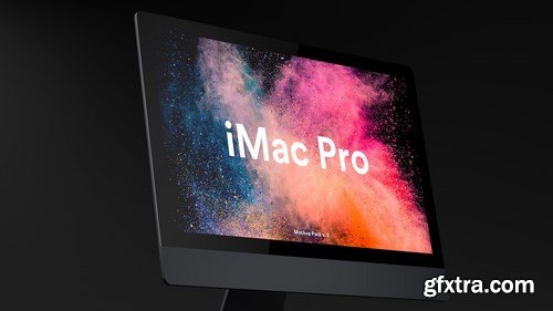 Dark iMac Pro Mockup