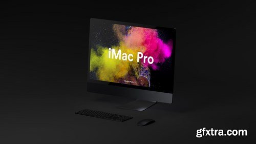 Dark iMac Pro Mockup