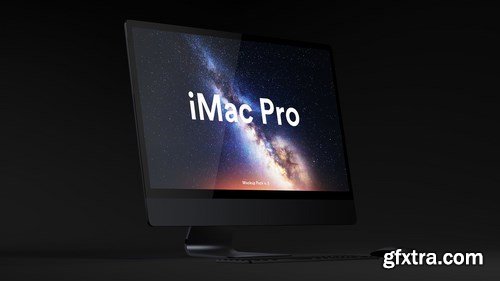 Dark iMac Pro Mockup