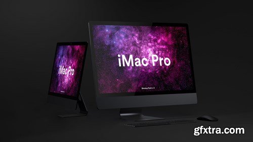 Dark iMac Pro Mockup