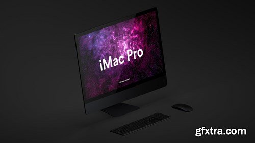 Dark iMac Pro Mockup