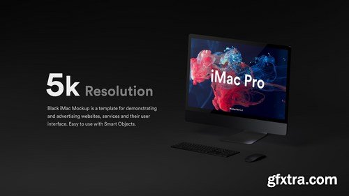 Dark iMac Pro Mockup