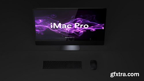 Dark iMac Pro Mockup