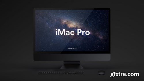 Dark iMac Pro Mockup