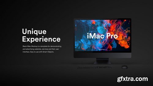 Dark iMac Pro Mockup