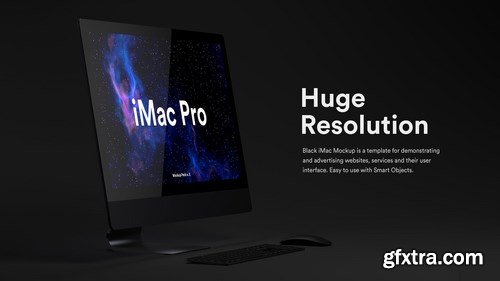 Dark iMac Pro Mockup