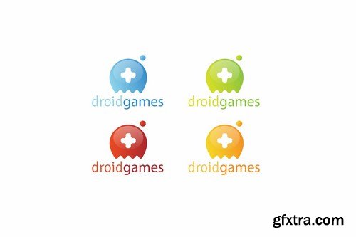 Droid Games Logo Template