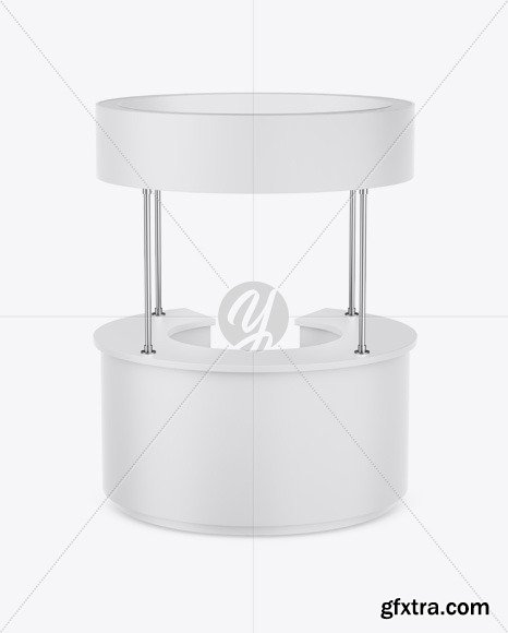 Matte Promo Stand Mockup 50907